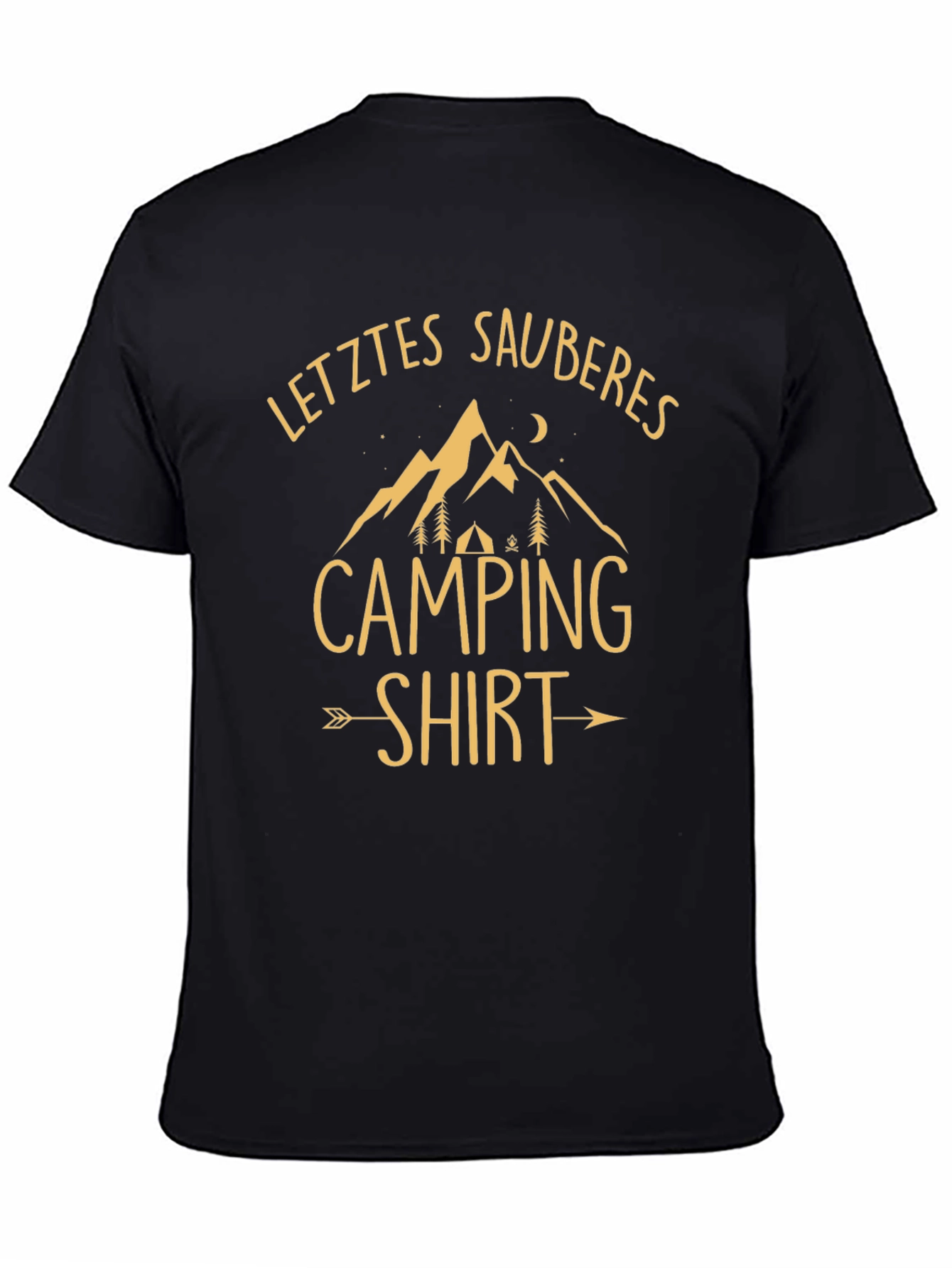 Letztes Sauberes Camping Shirt - Graphic Tee for Outdoors