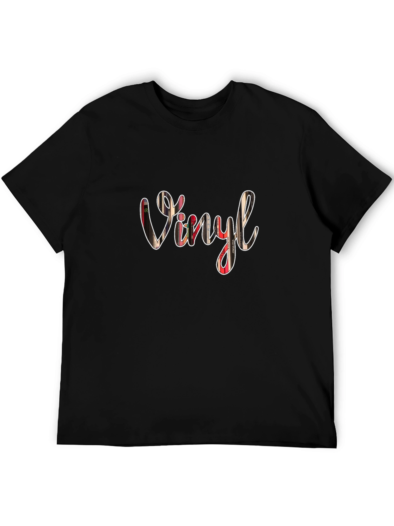 Vinyl Graphic T-Shirt - Black