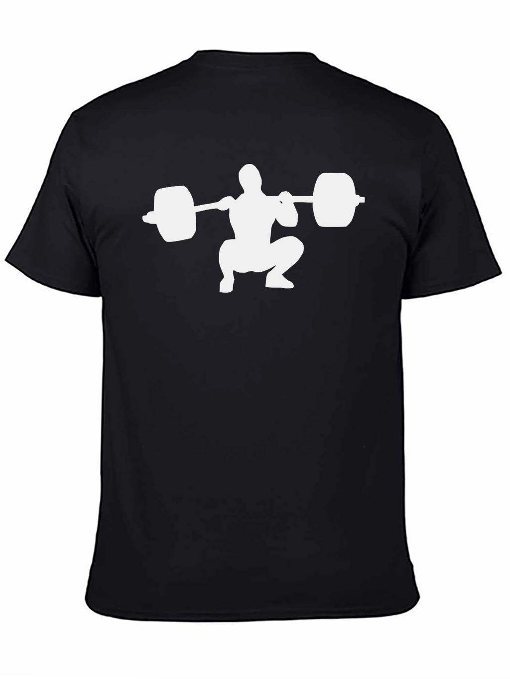 Squat Silhouette Graphic Tee - Black