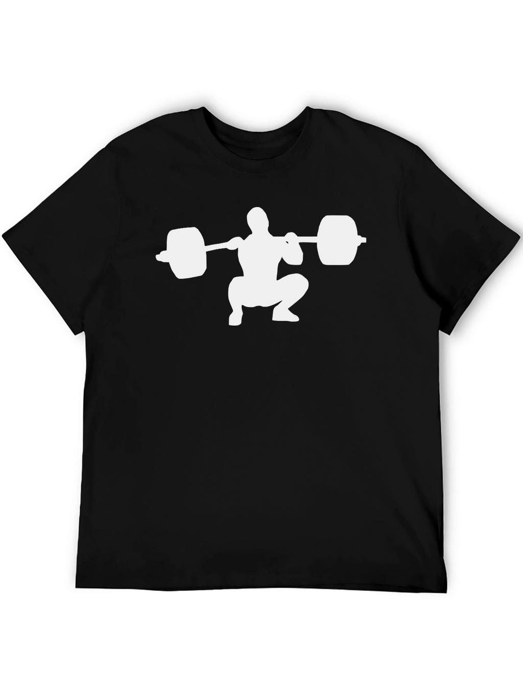 Squat Silhouette Graphic Tee - Black