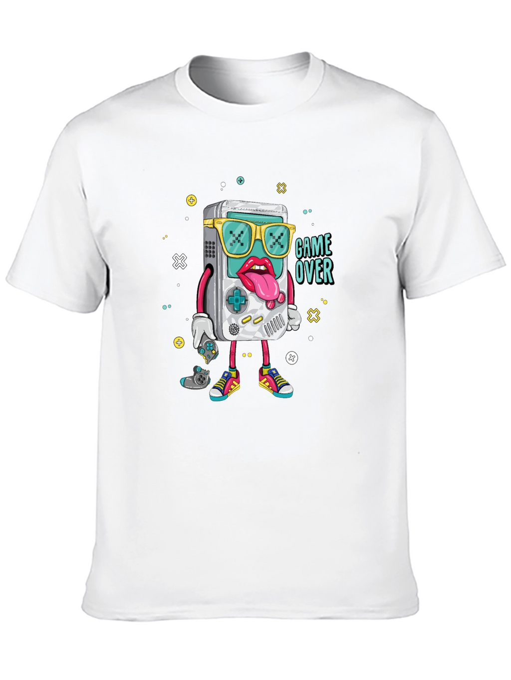 Game Over Graphic Tee - Retro Gamer Style