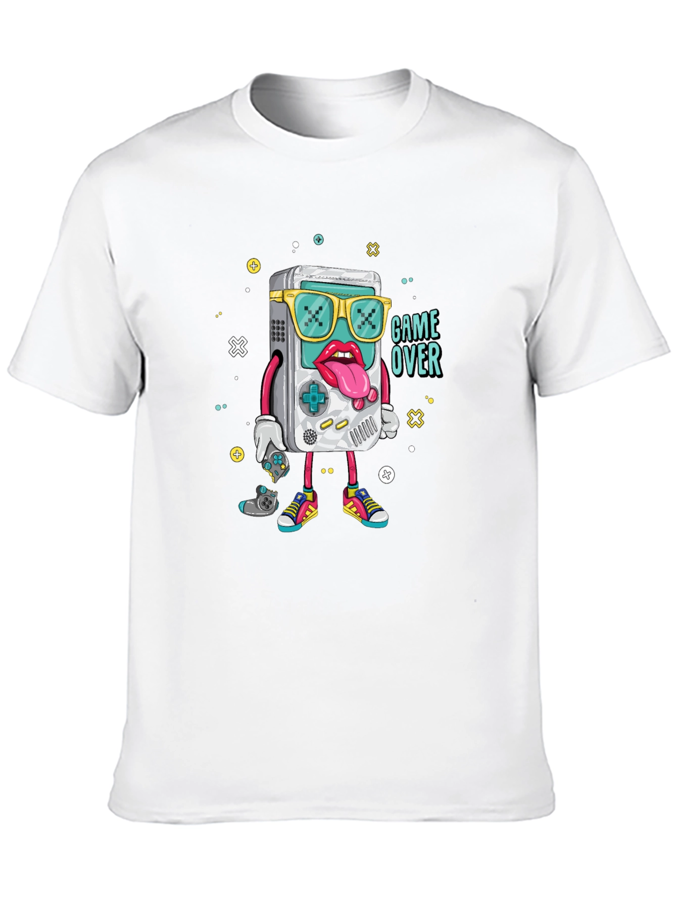Game Over Graphic Tee - Retro Gamer Style