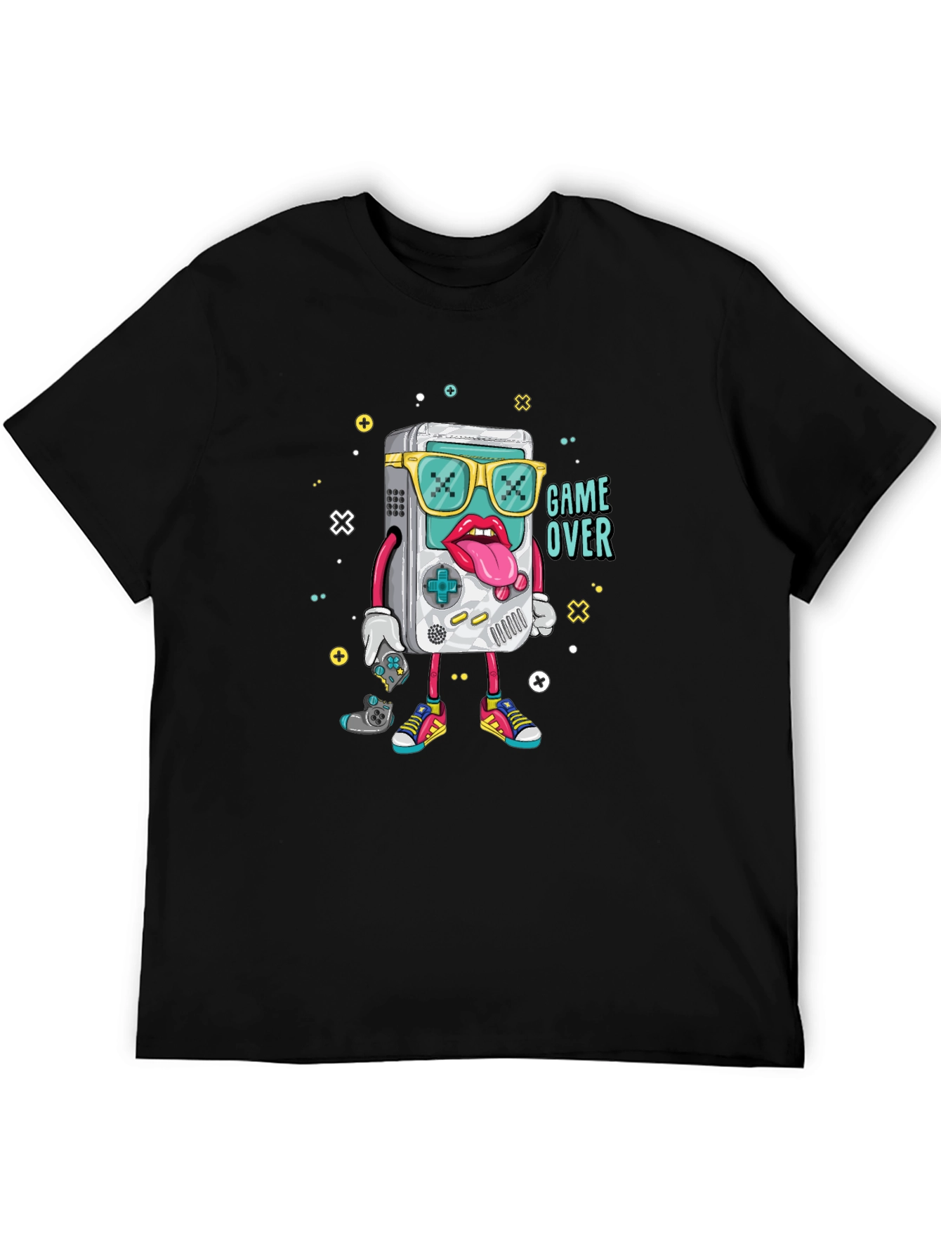 Game Over Graphic Tee - Retro Gamer Style