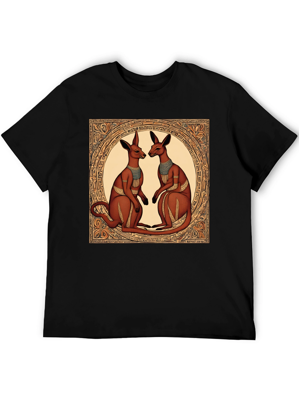 Kangaroo Art T-Shirt - Unique Graphic Tee