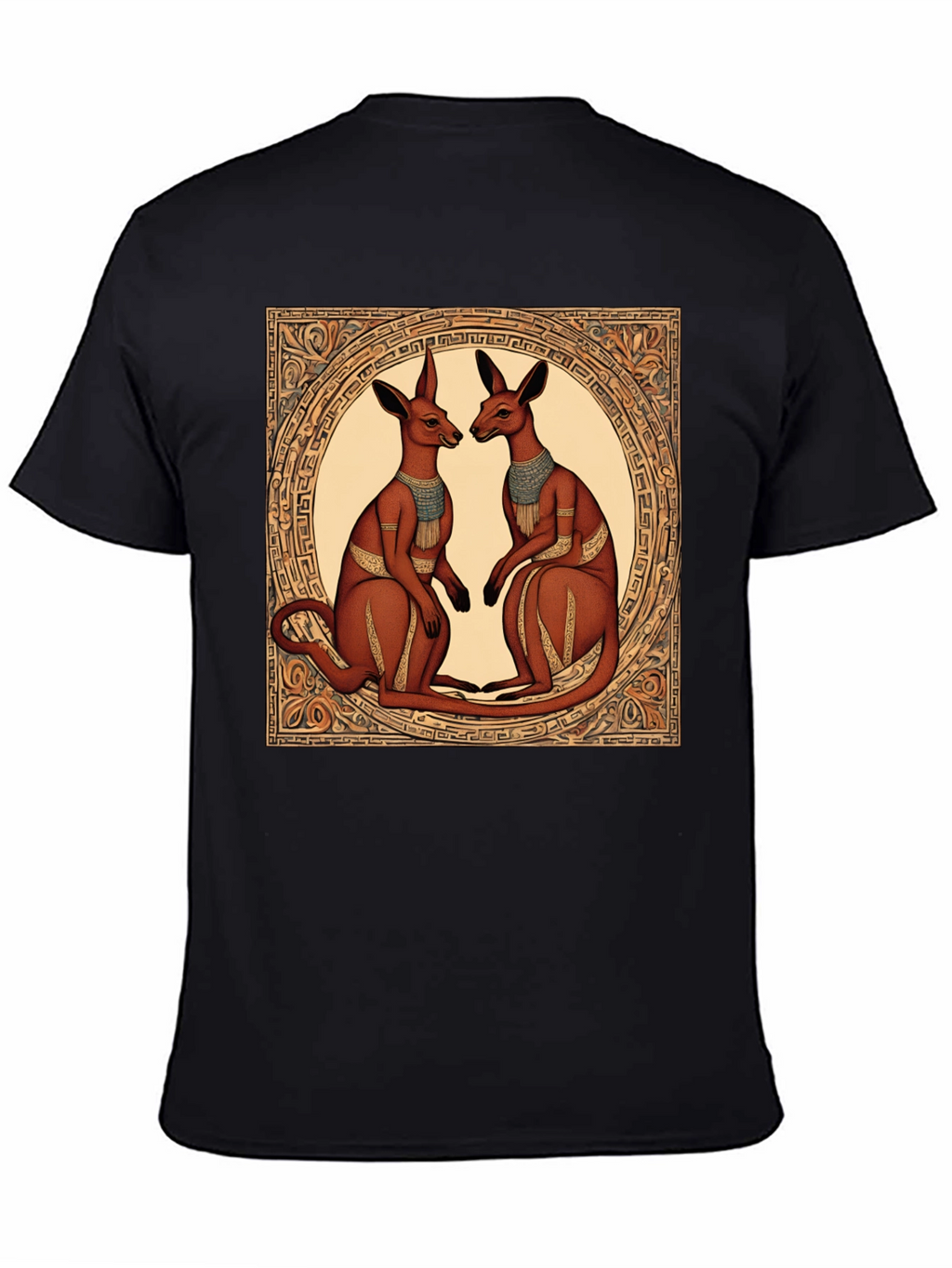 Kangaroo Art T-Shirt - Unique Graphic Tee