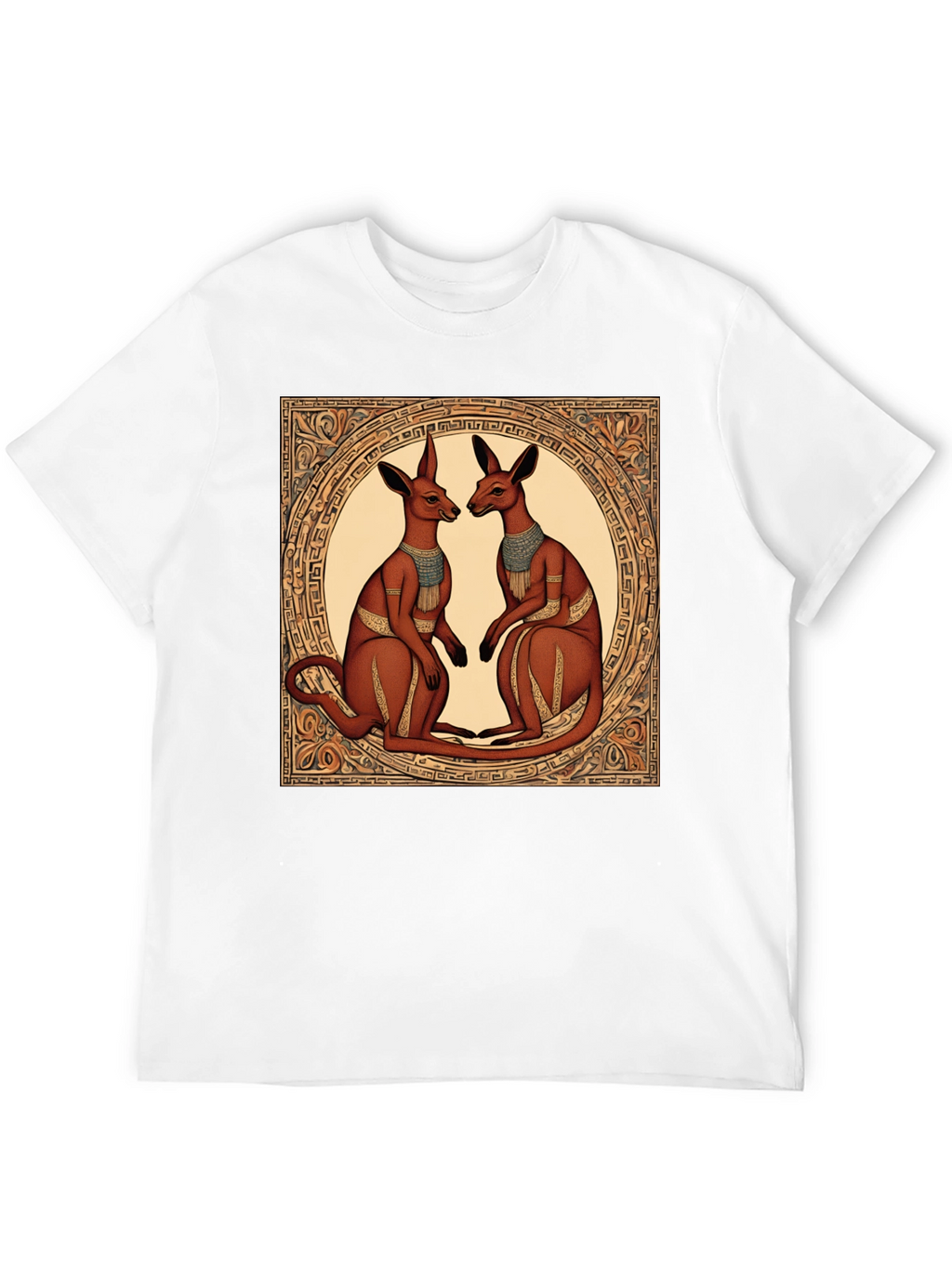 Kangaroo Art T-Shirt - Unique Graphic Tee