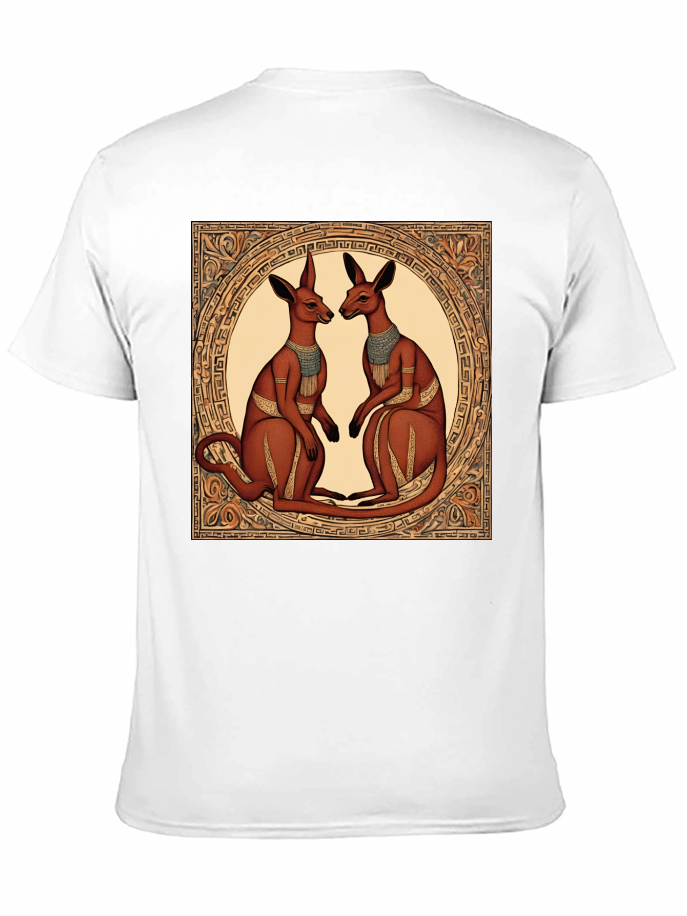 Kangaroo Art T-Shirt - Unique Graphic Tee