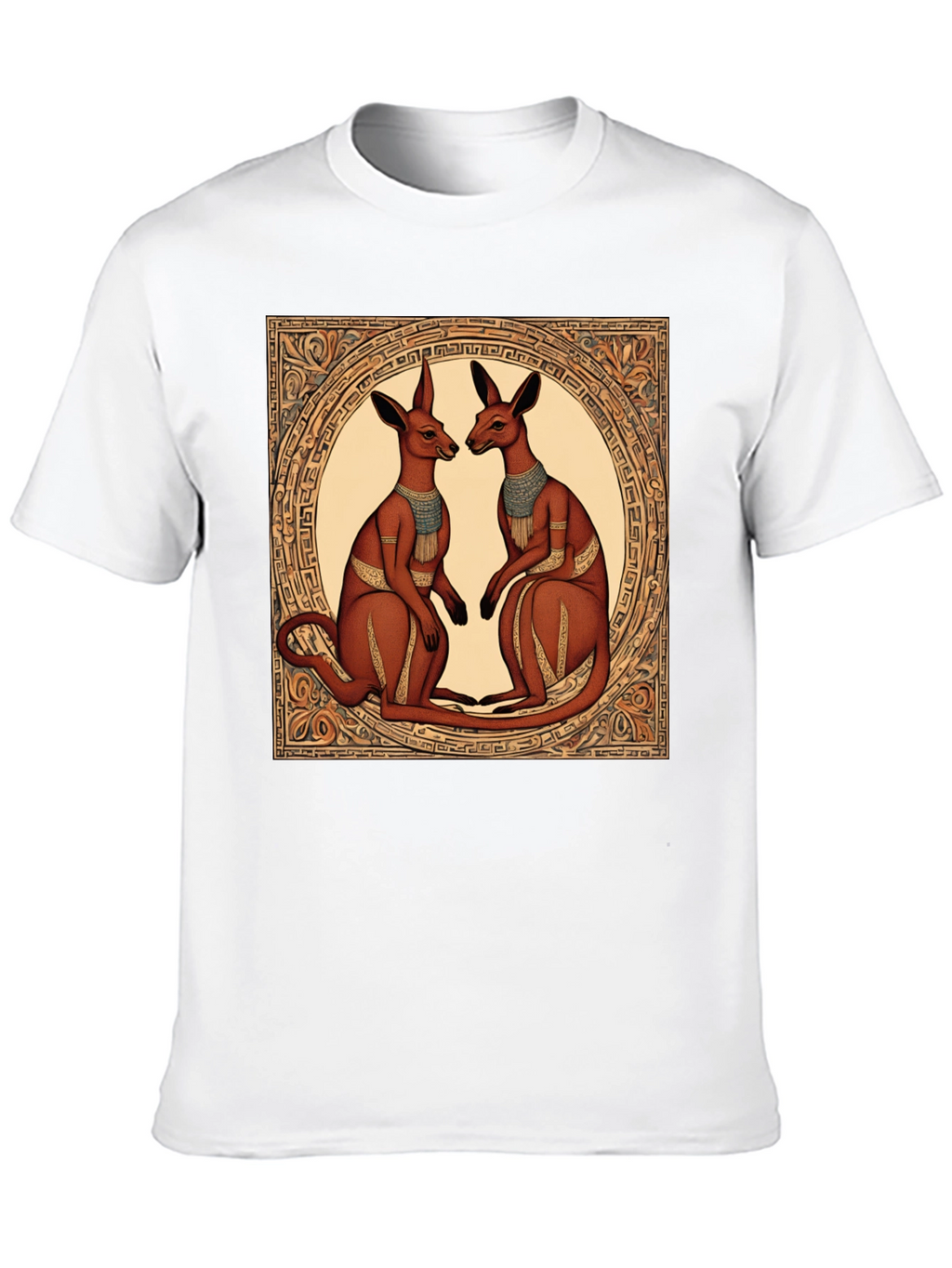 Kangaroo Art T-Shirt - Unique Graphic Tee