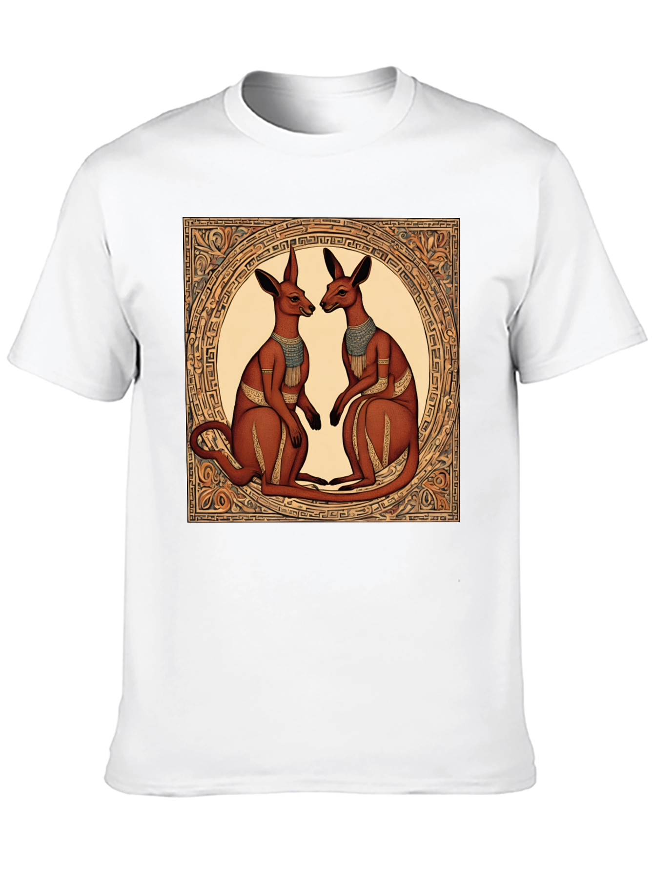 Kangaroo Art T-Shirt - Unique Graphic Tee