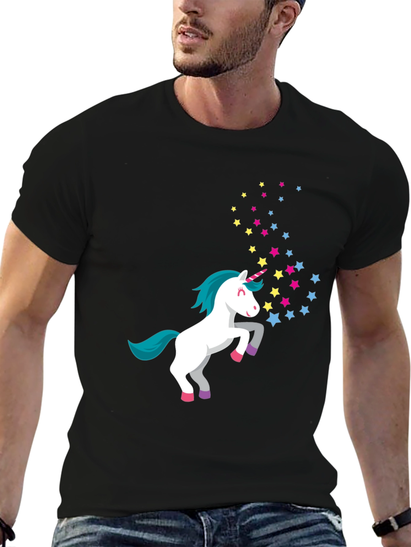 Unicorn Star T-Shirt - Magical Graphic Tee