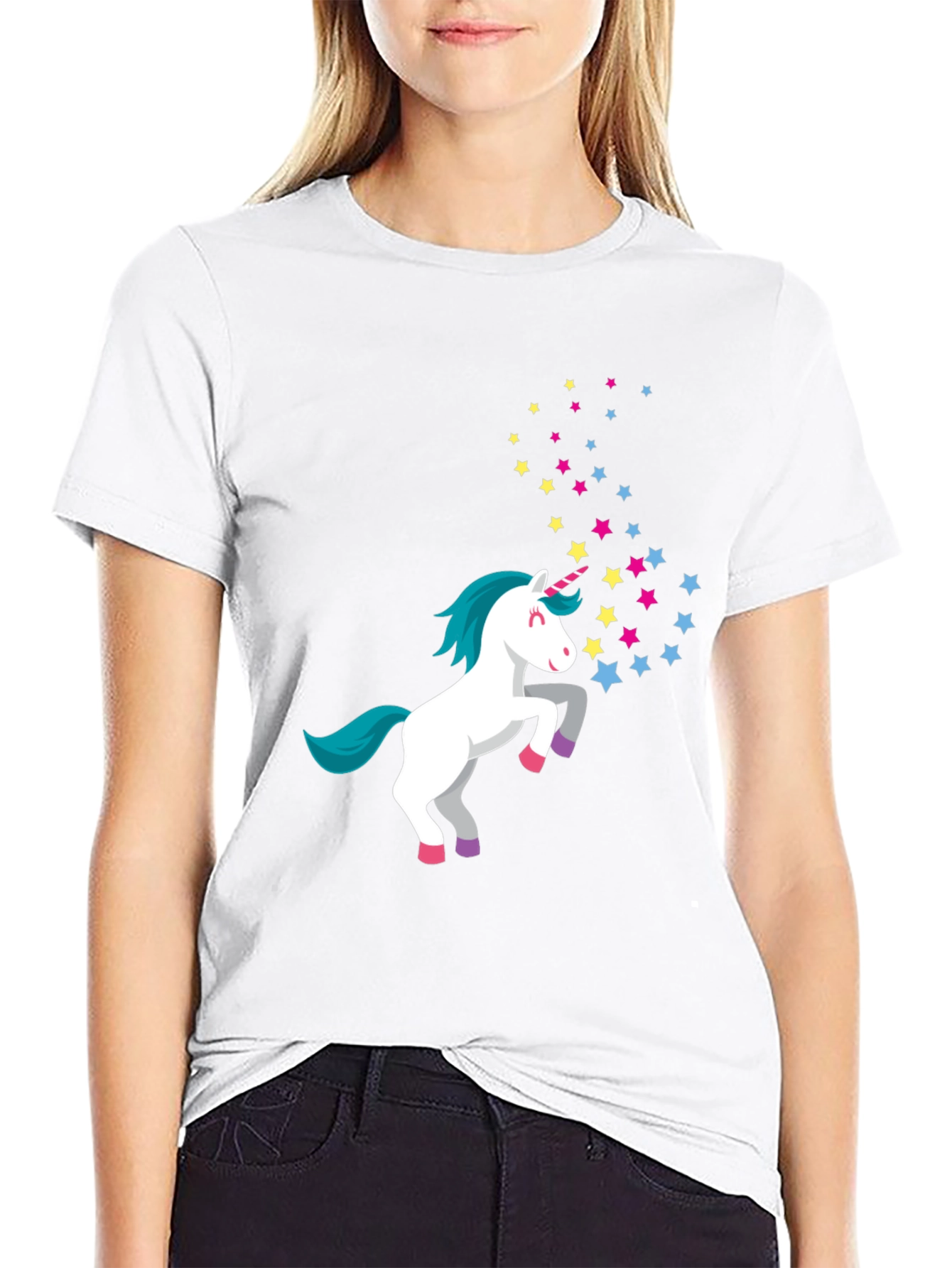 Unicorn Star T-Shirt - Magical Graphic Tee