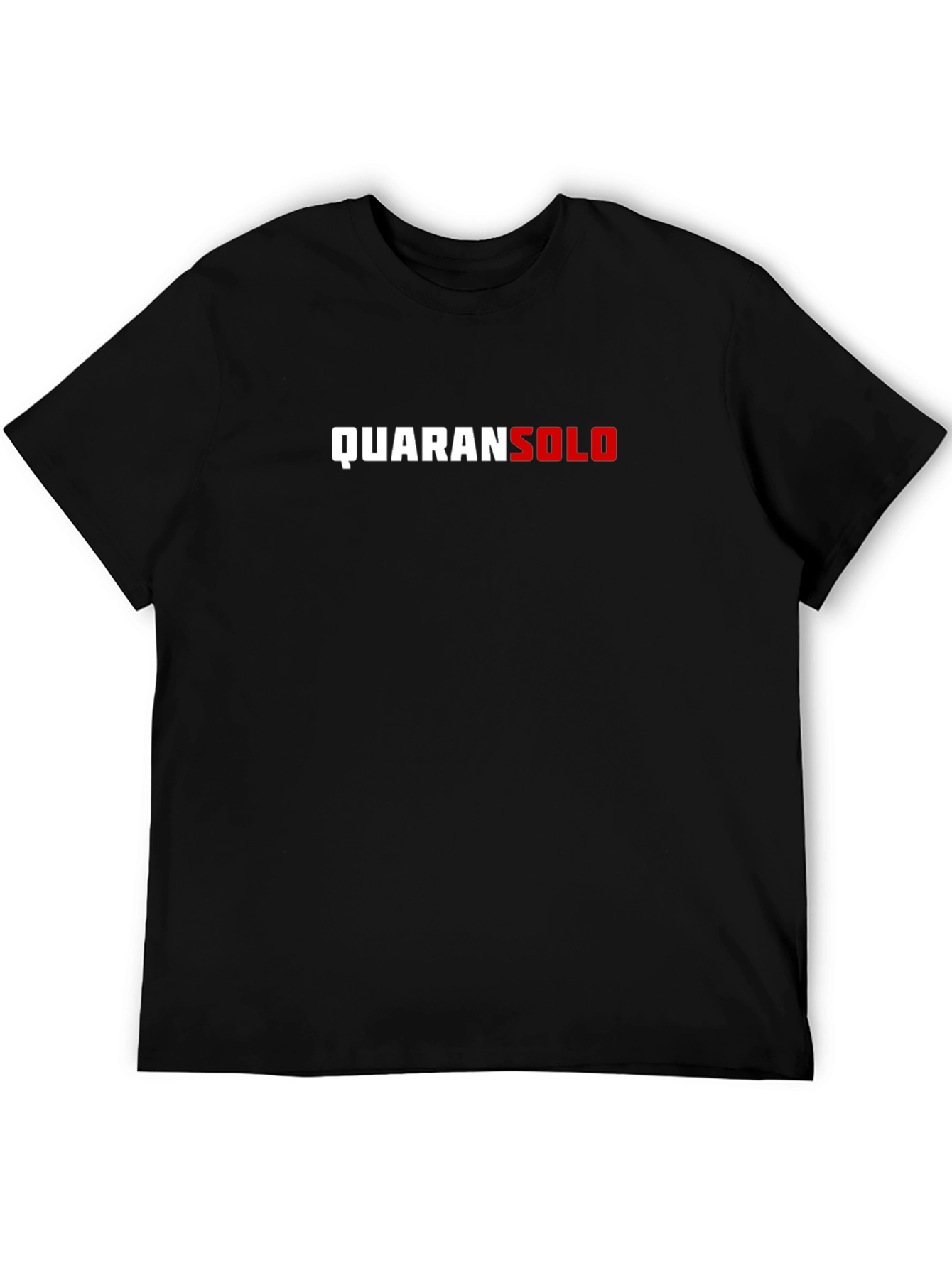 QuaranSOLO T-Shirt - Black Short Sleeve Graphic Tee
