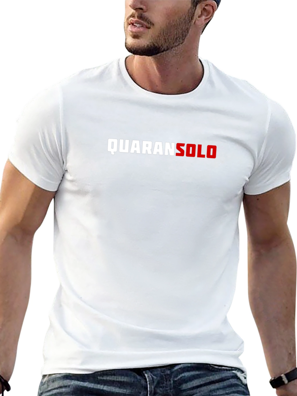 QuaranSOLO T-Shirt - Black Short Sleeve Graphic Tee