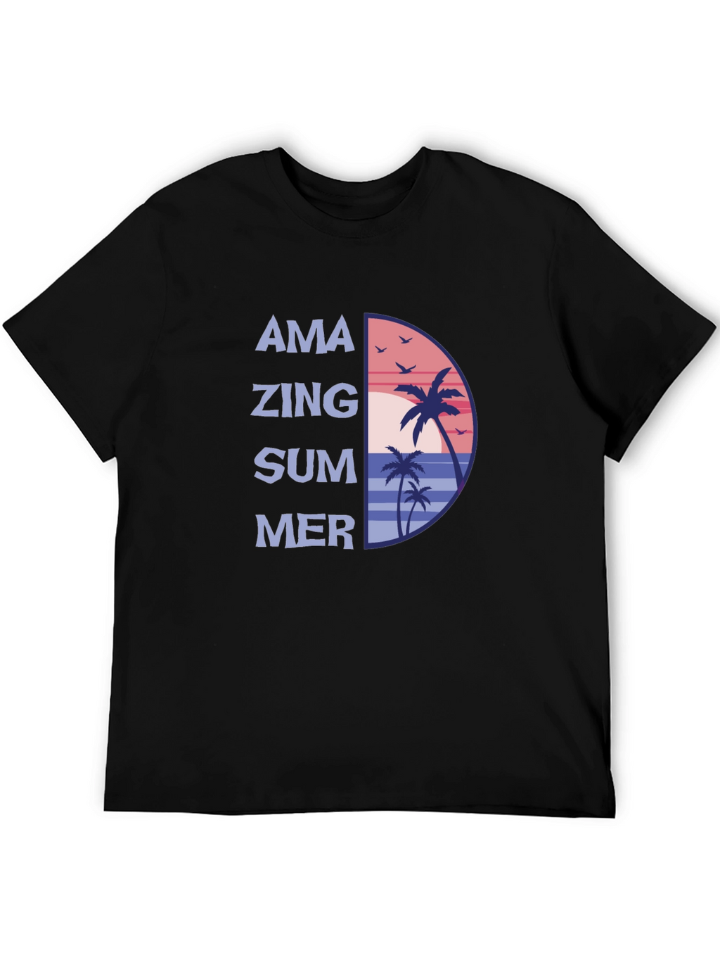 Amazing Summer T-Shirt - Beach Palm Design