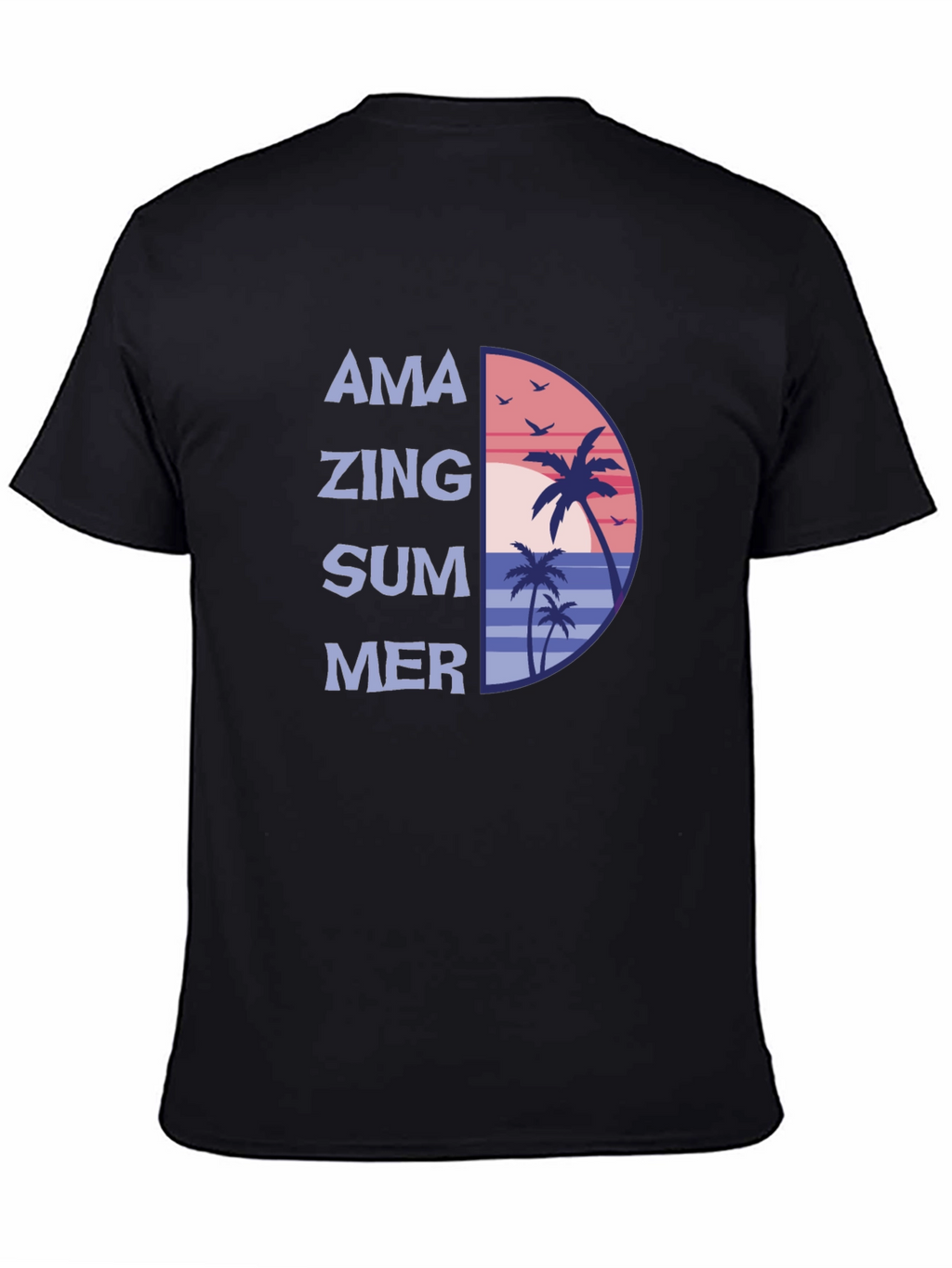 Amazing Summer T-Shirt - Beach Palm Design