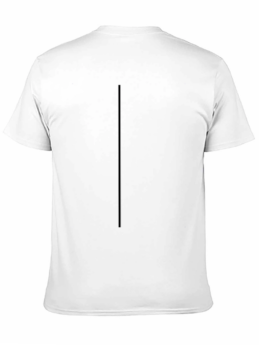 Mens Basic Black Crew Neck T-Shirt - Classic Style