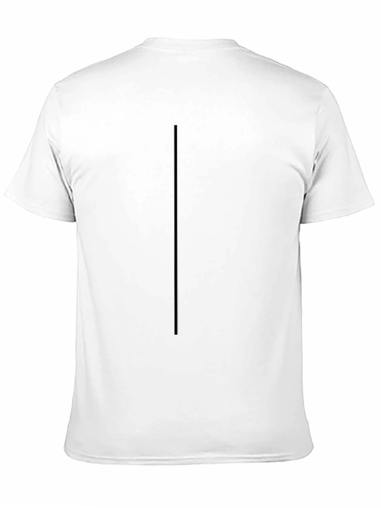 Mens Basic Black Crew Neck T-Shirt - Classic Style