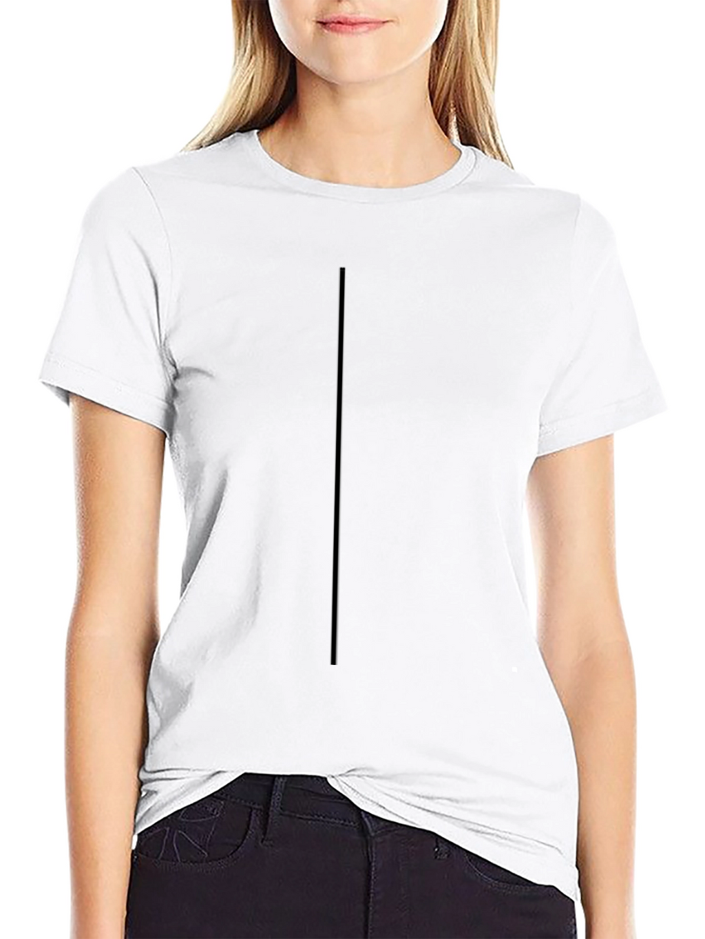 Mens Basic Black Crew Neck T-Shirt - Classic Style