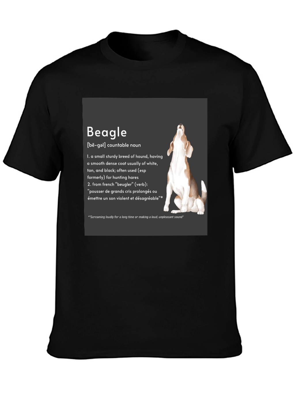 Beagle Definition Graphic T-Shirt