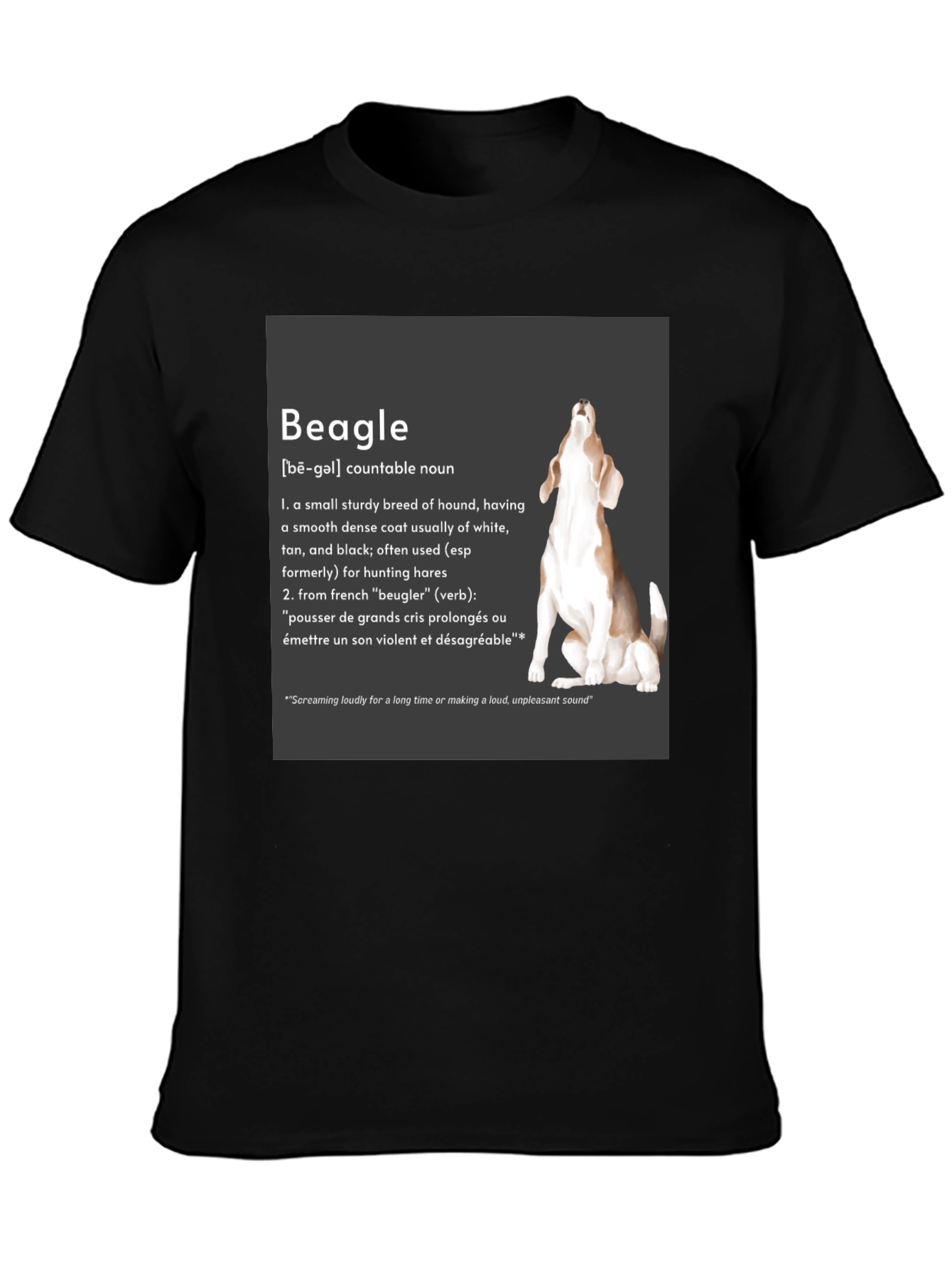 Beagle Definition Graphic T-Shirt