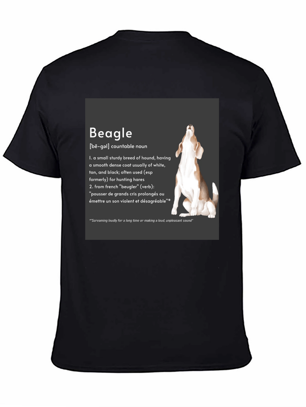 Beagle Definition Graphic T-Shirt