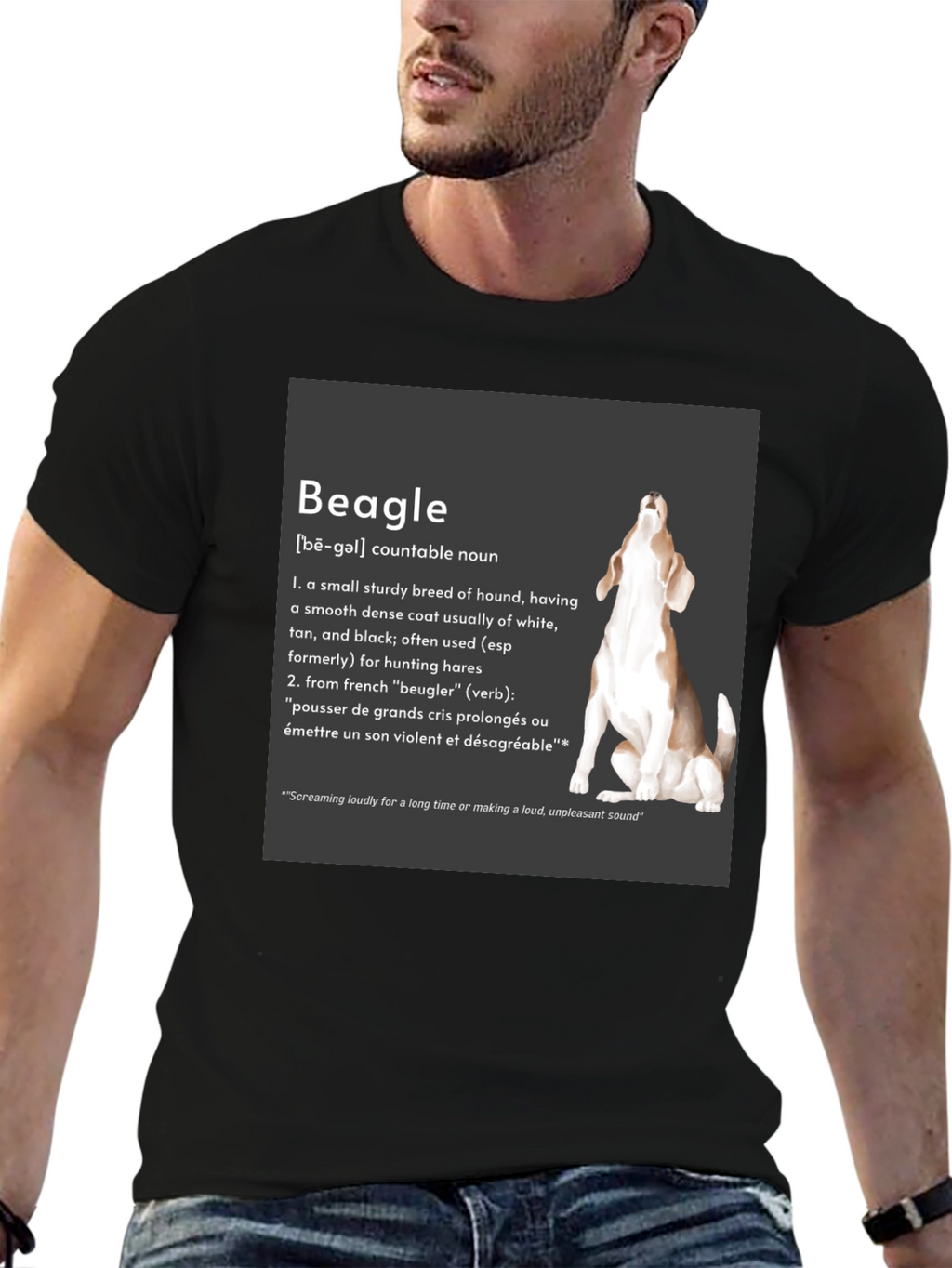 Beagle Definition Graphic T-Shirt