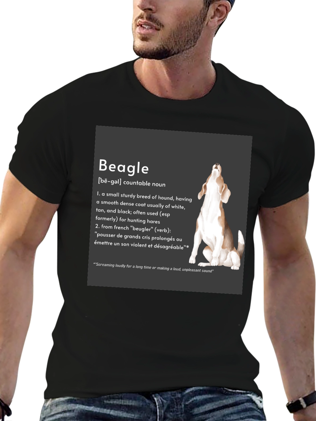 Beagle Definition Graphic T-Shirt
