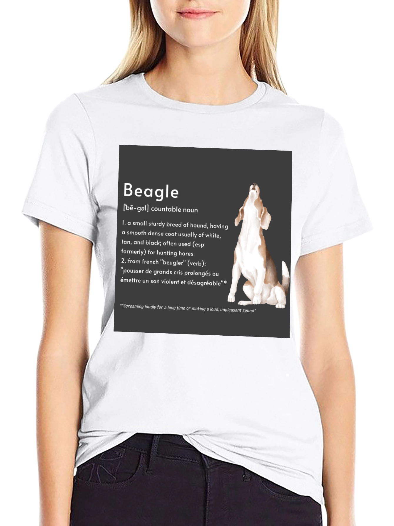 Beagle Definition Graphic T-Shirt