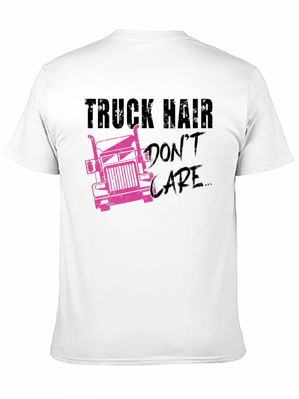 Truck Hair Dont Care Graphic Tee