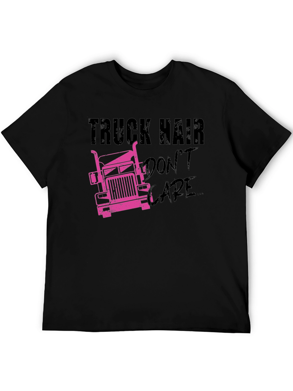 Truck Hair Dont Care Graphic Tee