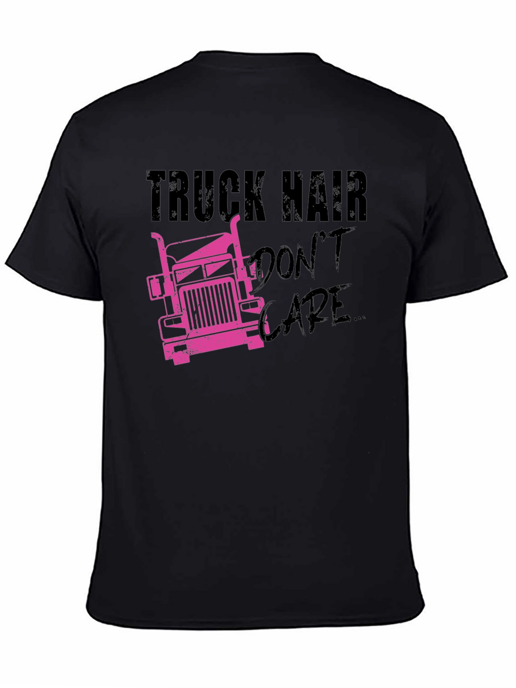 Truck Hair Dont Care Graphic Tee