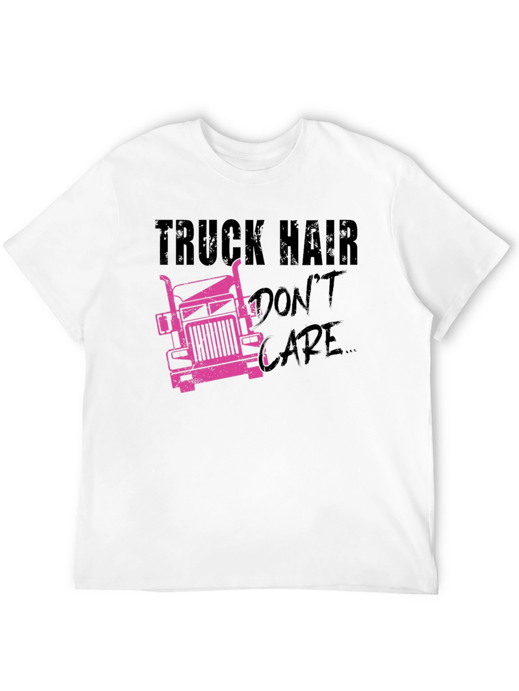Truck Hair Dont Care Graphic Tee