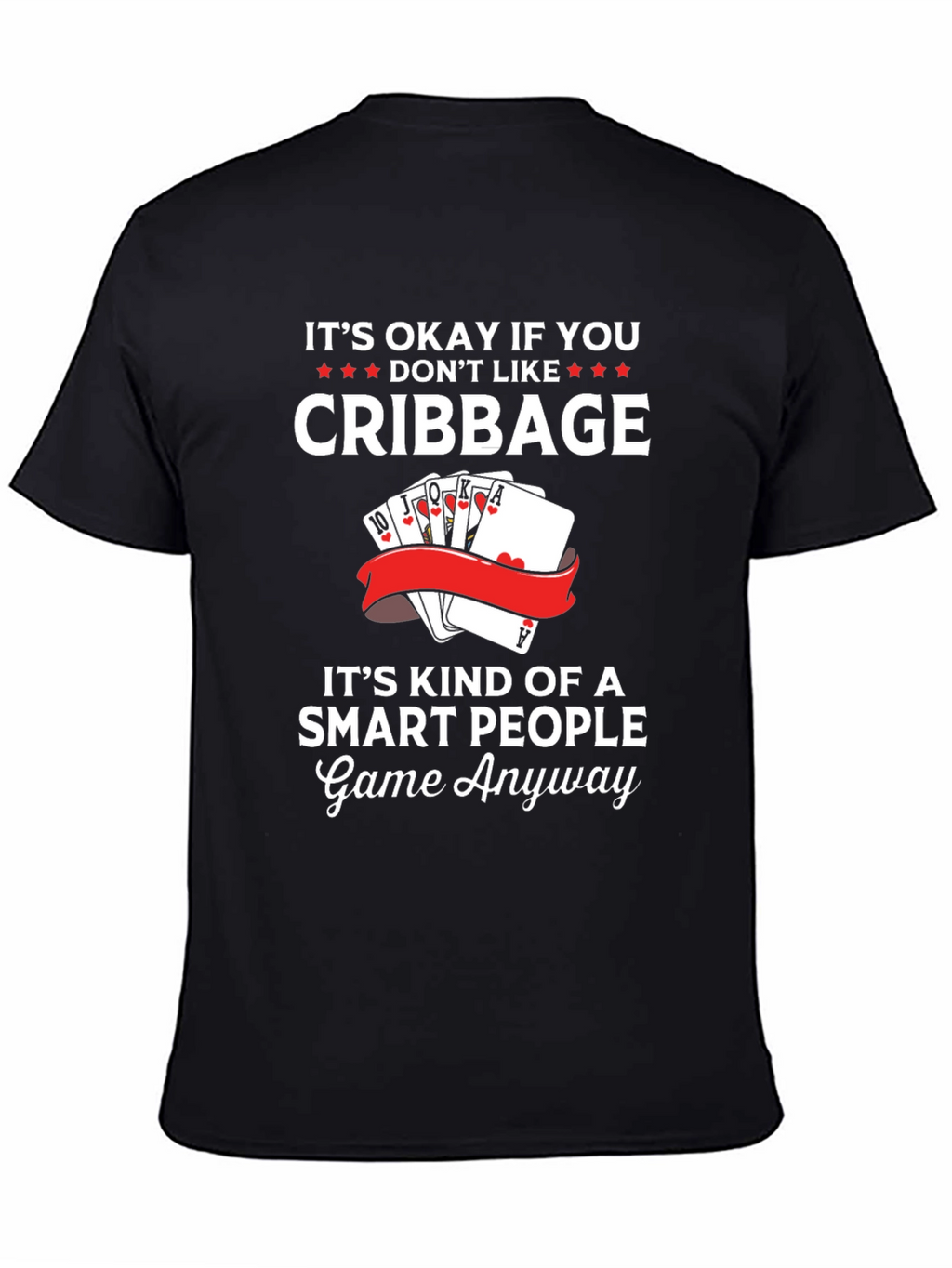 Cribbage Smart People Game Graphic T-Shirt