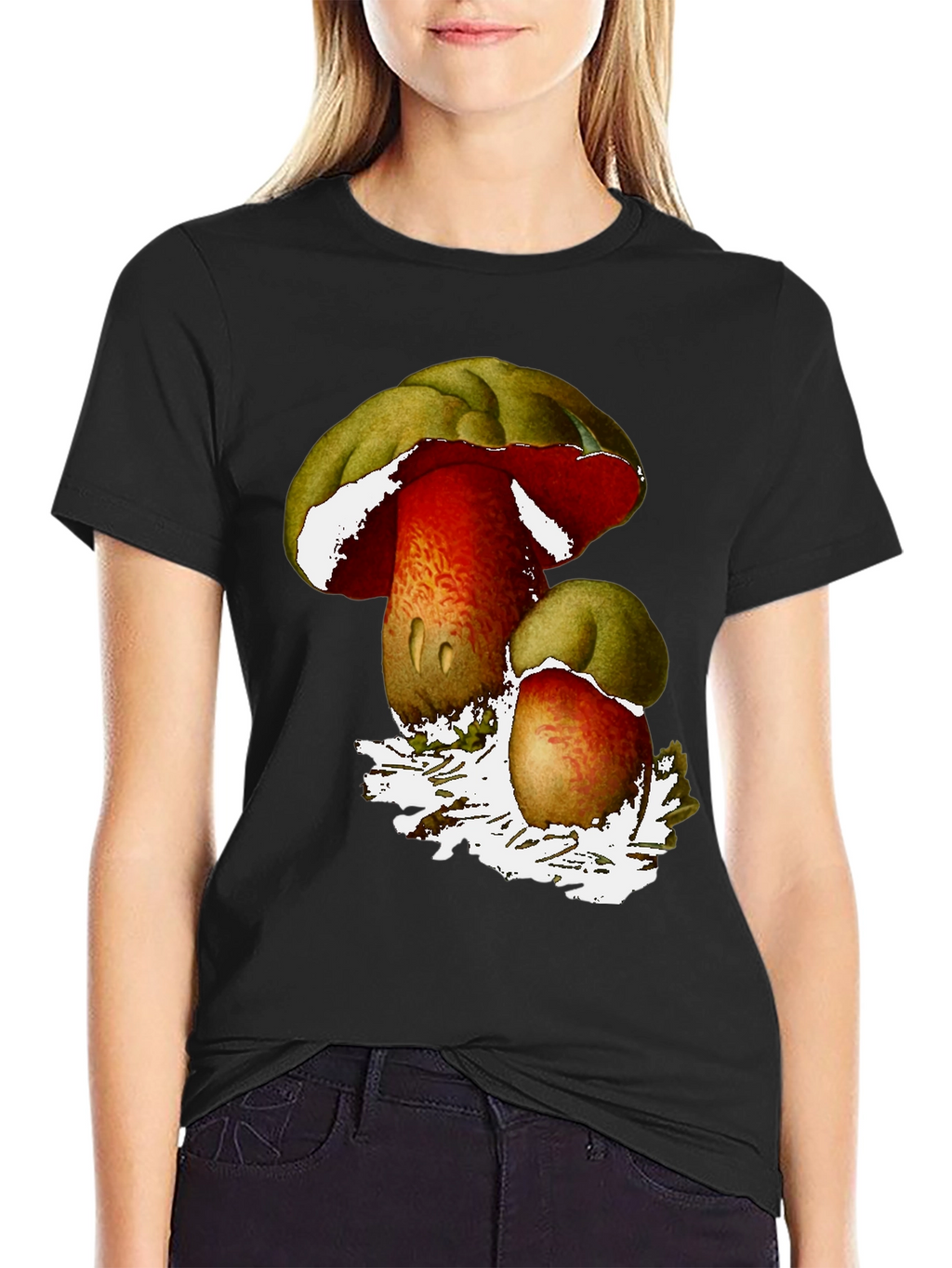 Mushroom Graphic T-Shirt - Unique Nature Design