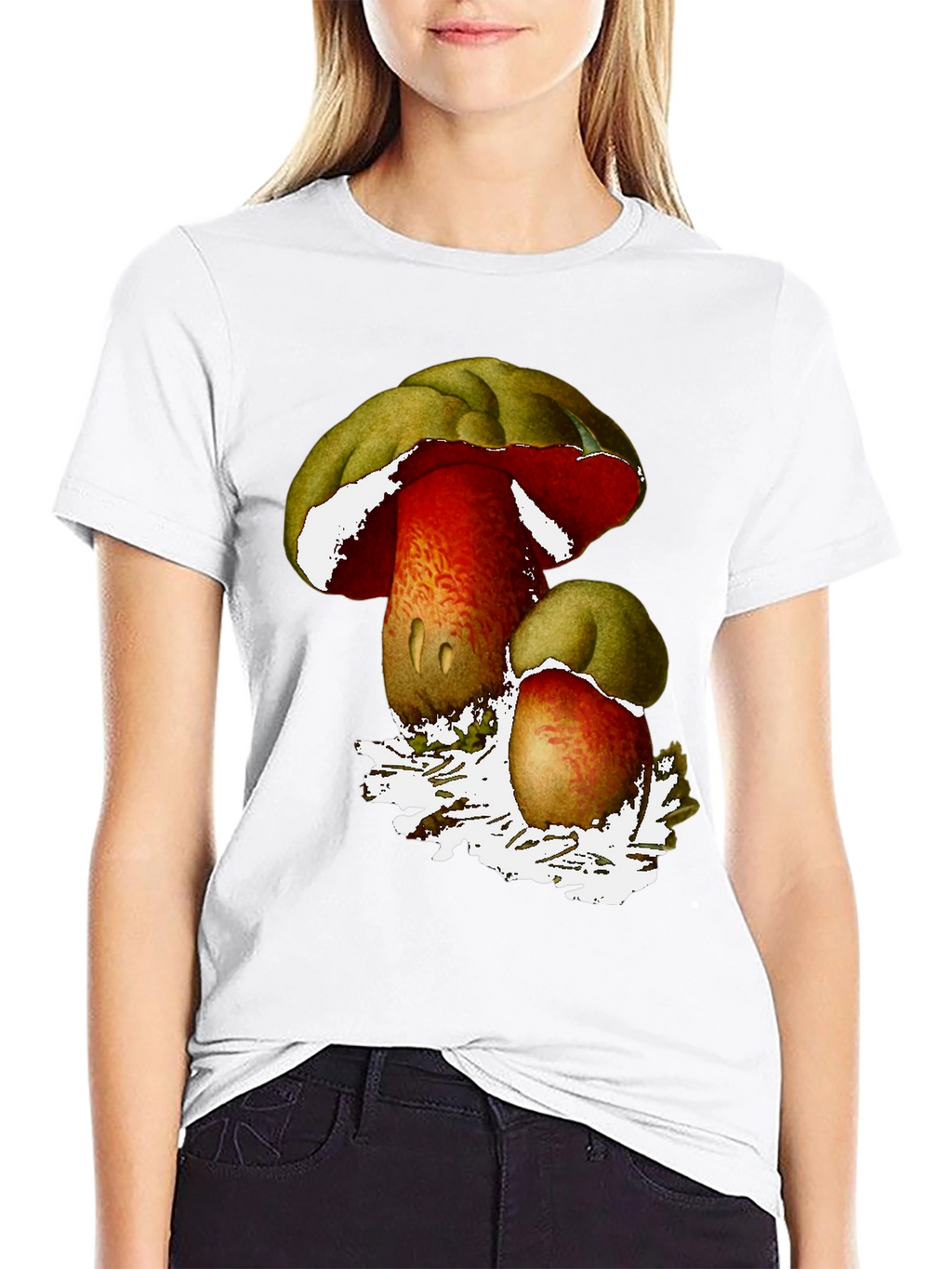 Mushroom Graphic T-Shirt - Unique Nature Design