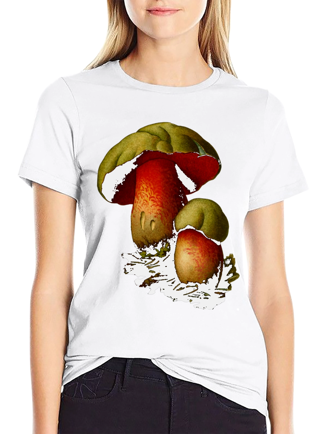 Mushroom Graphic T-Shirt - Unique Nature Design