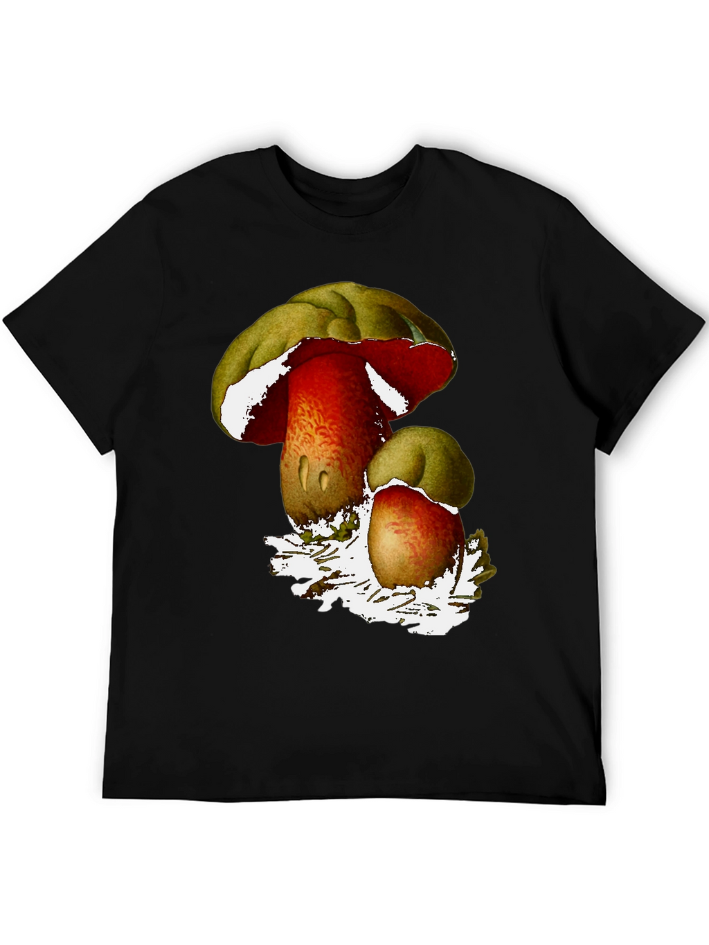 Mushroom Graphic T-Shirt - Unique Nature Design