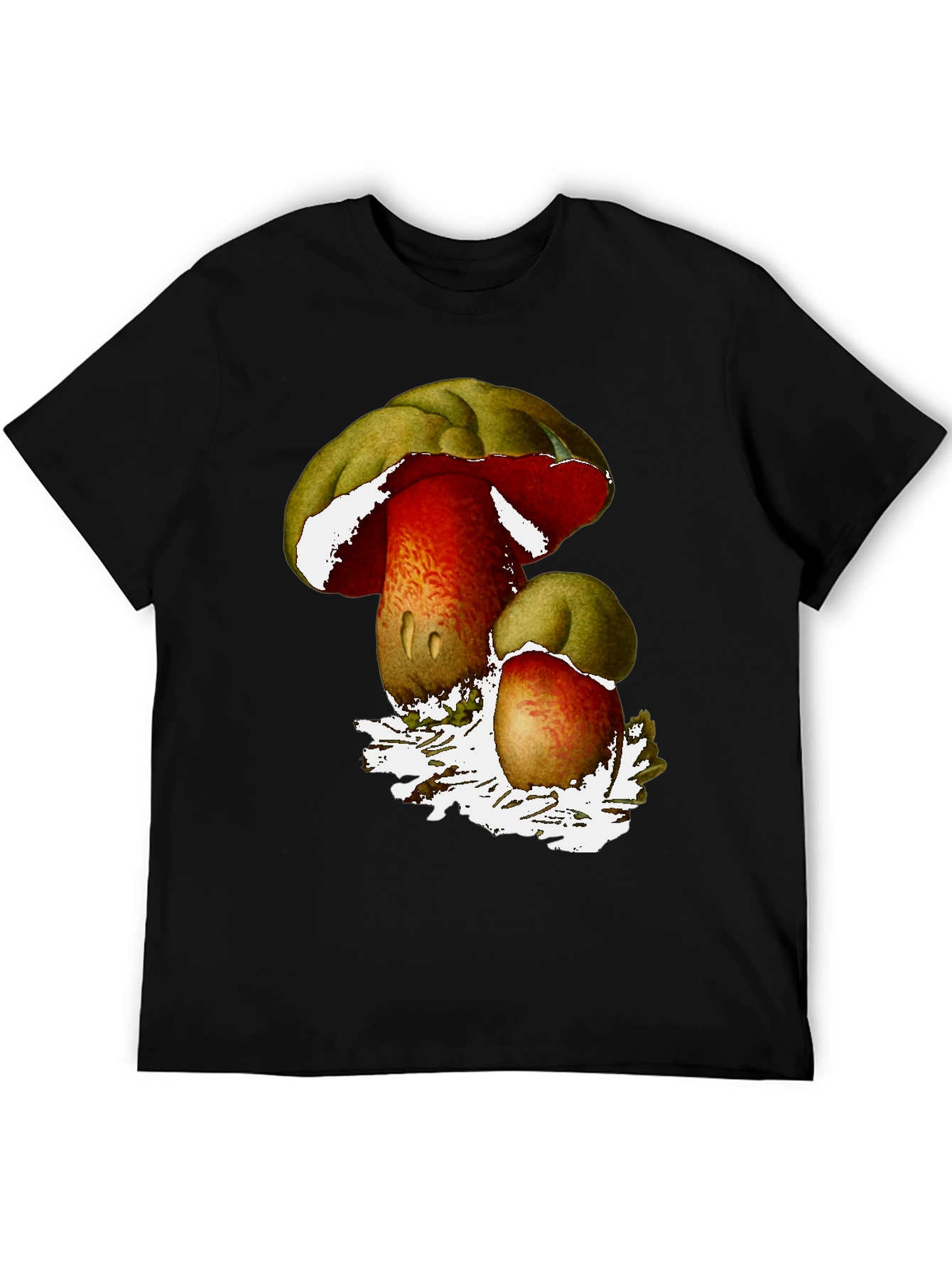 Mushroom Graphic T-Shirt - Unique Nature Design