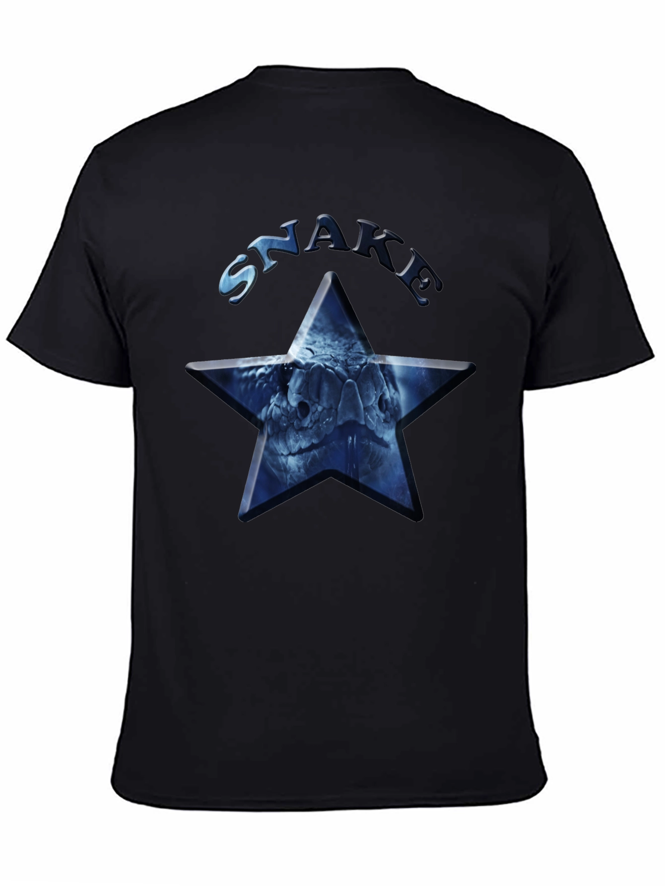 Snake Star Graphic Tee - Mens Black T-Shirt