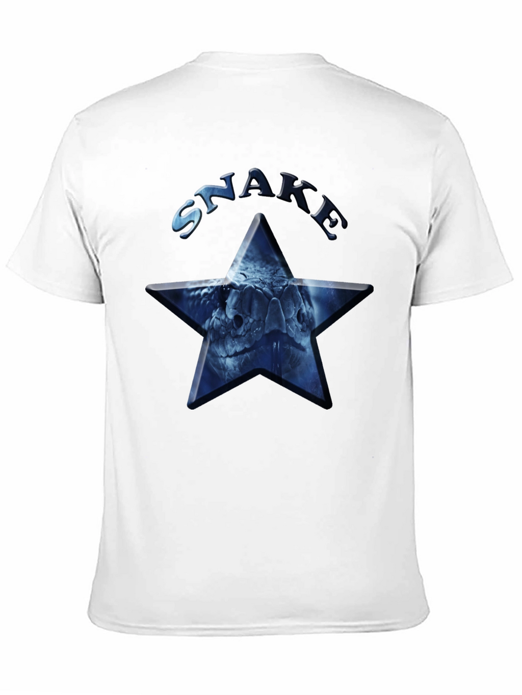 Snake Star Graphic Tee - Mens Black T-Shirt