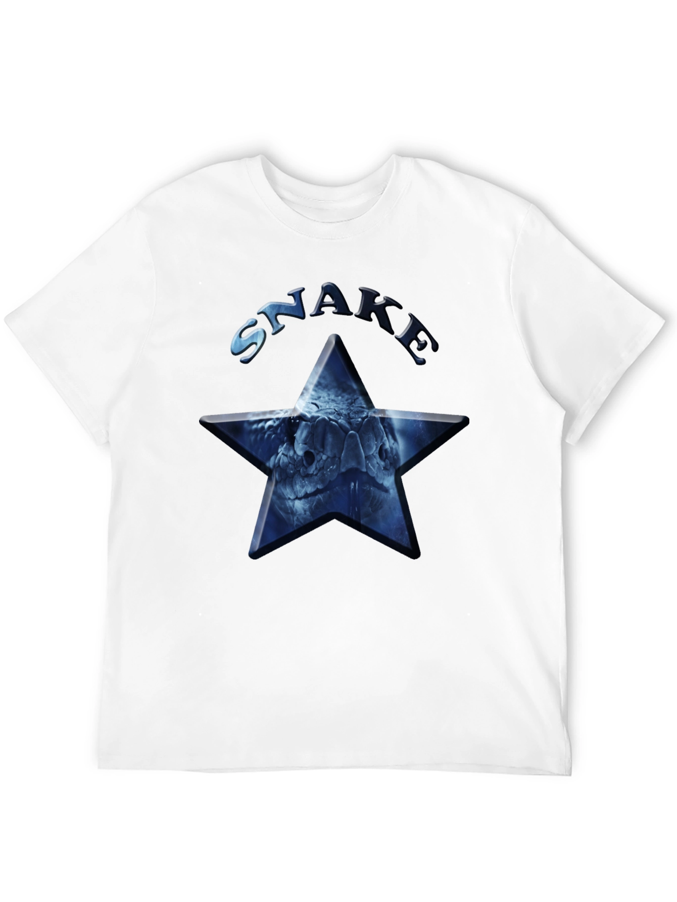 Snake Star Graphic Tee - Mens Black T-Shirt