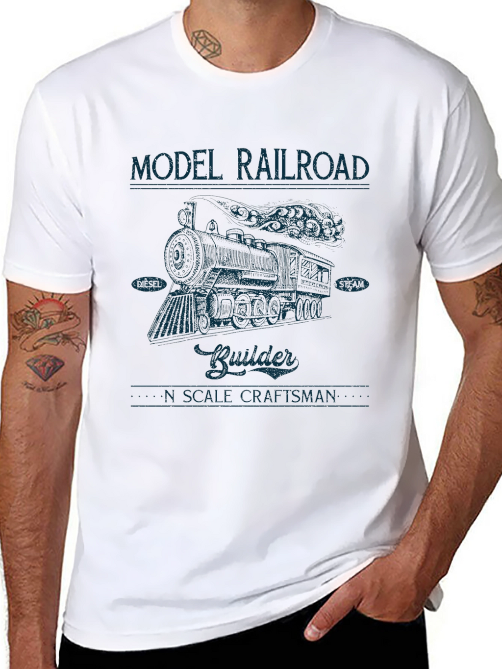Model Railroad Builder T-Shirt - N Scale Craftsman