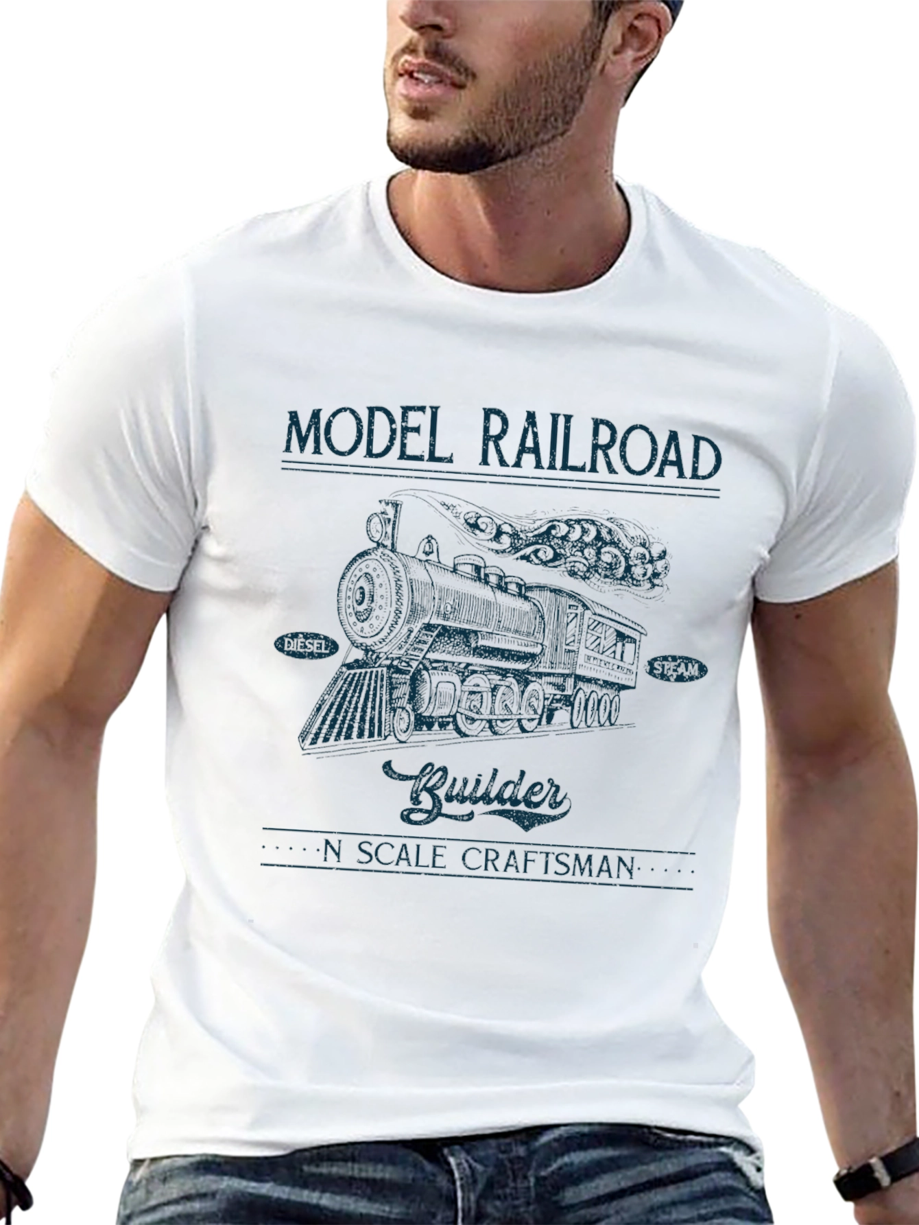 Model Railroad Builder T-Shirt - N Scale Craftsman