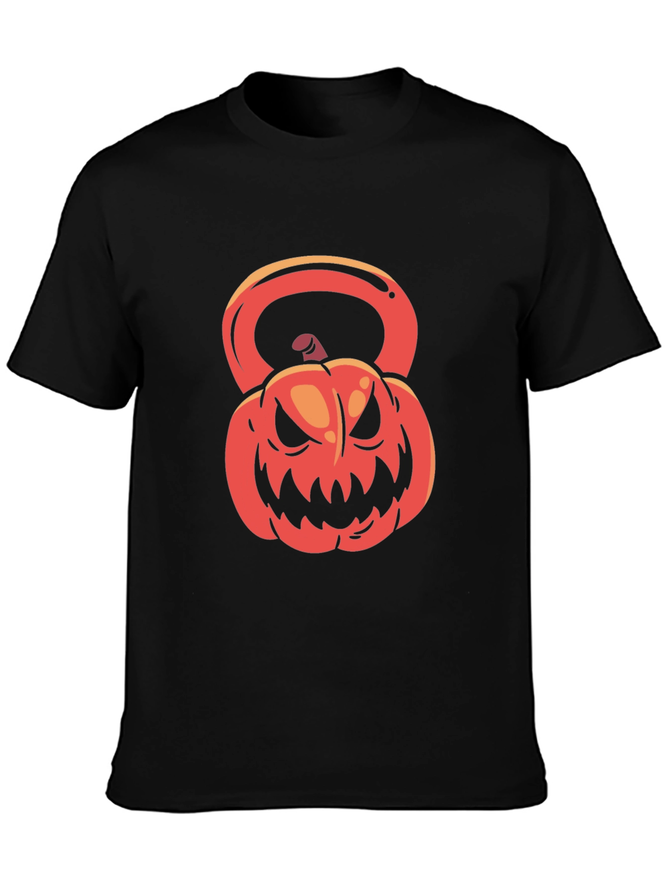 Halloween Kettlebell Pumpkin T-Shirt