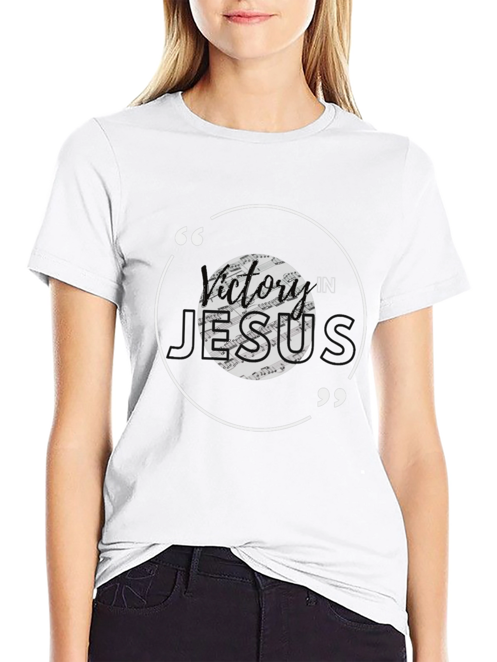 Victory in Jesus Graphic T-Shirt