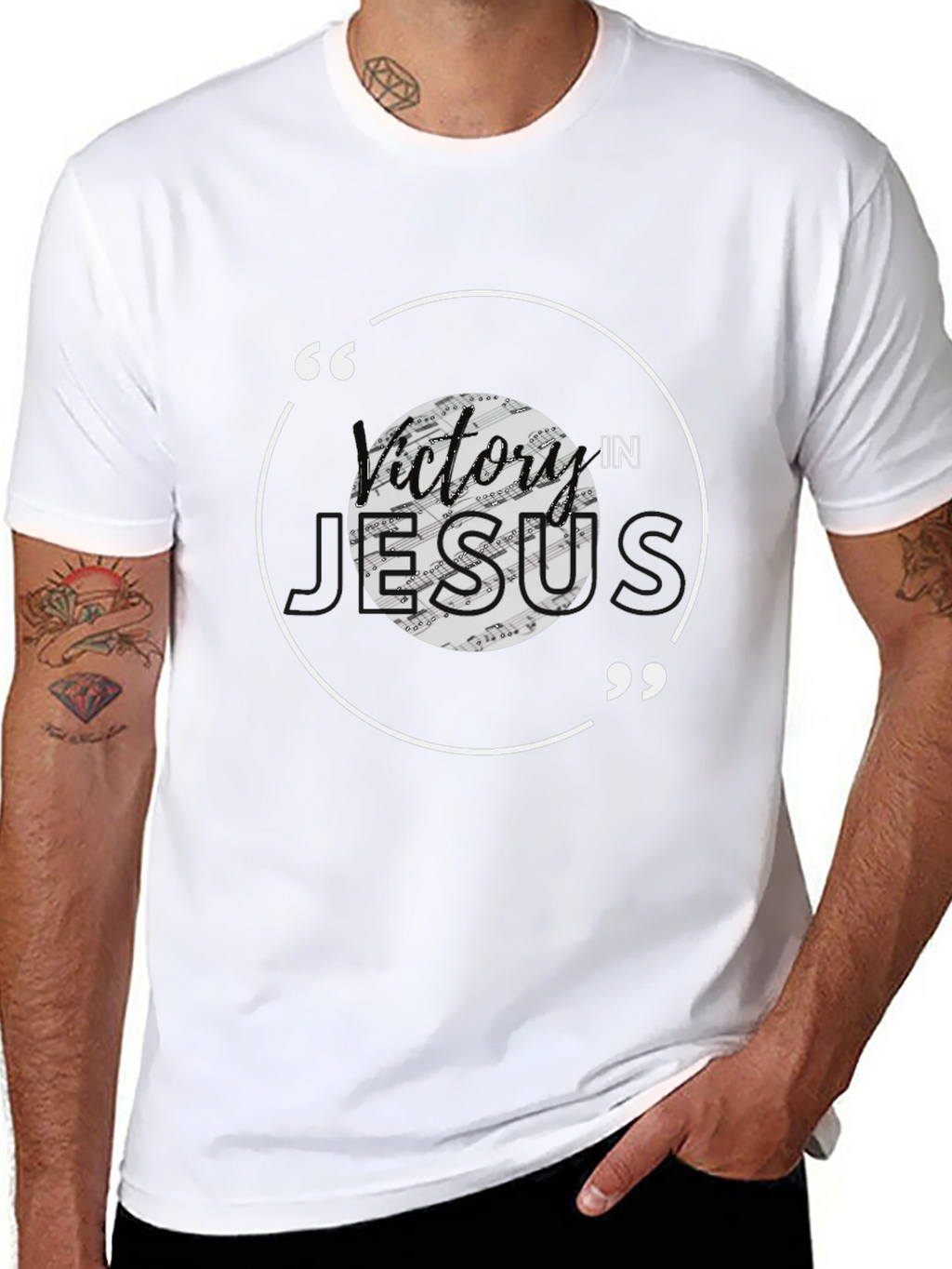 Victory in Jesus Graphic T-Shirt