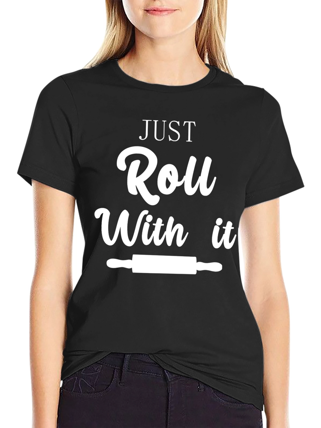 Just Roll With It Funny Chef T-Shirt