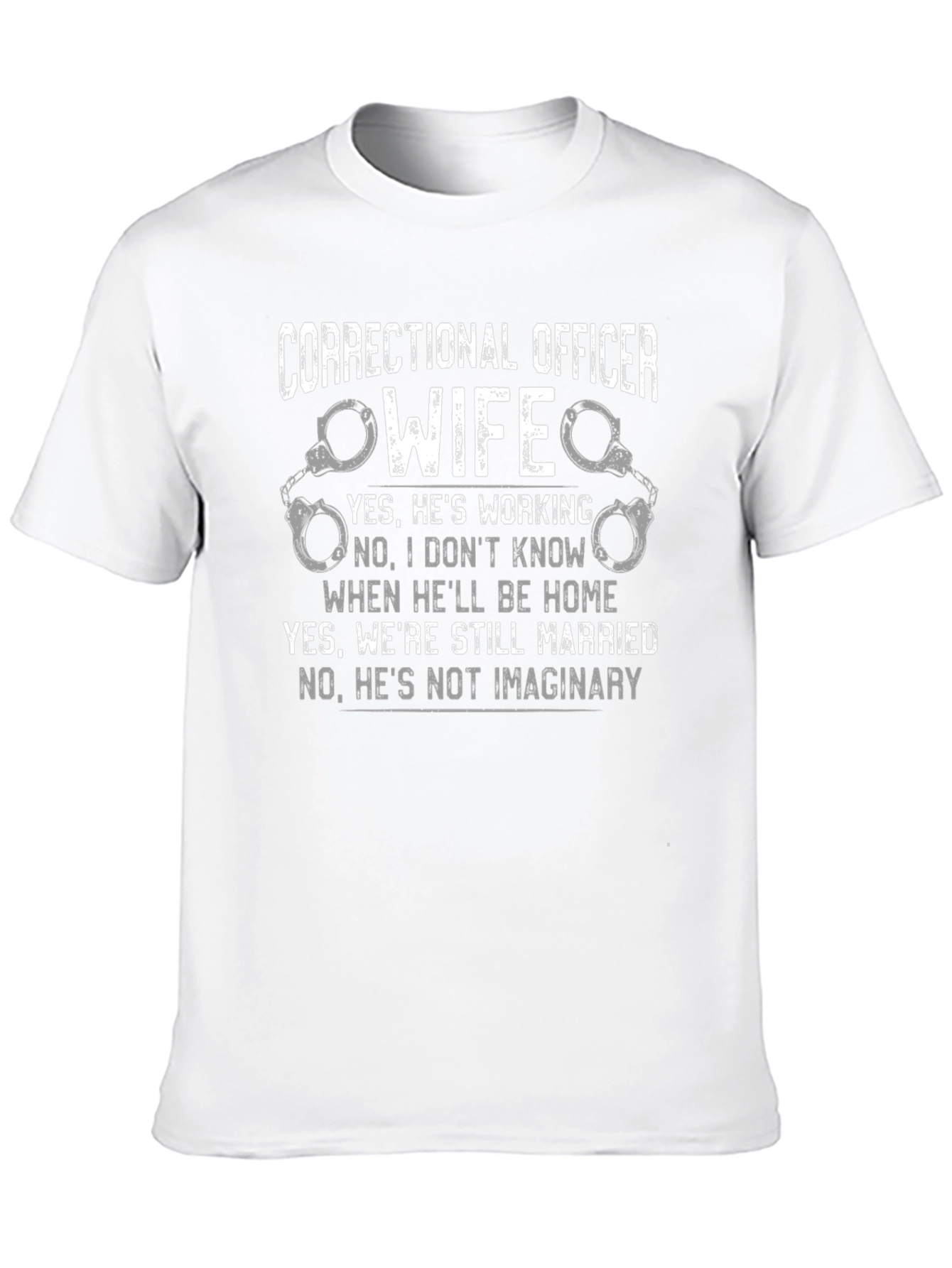 Correctional Officer Wife Graphic T-Shirt