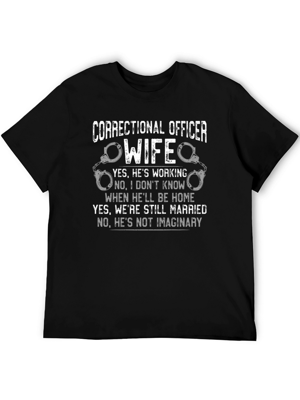 Correctional Officer Wife Graphic T-Shirt
