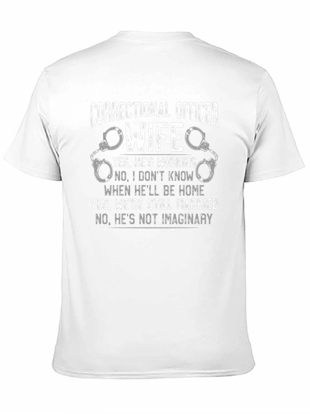 Correctional Officer Wife Graphic T-Shirt
